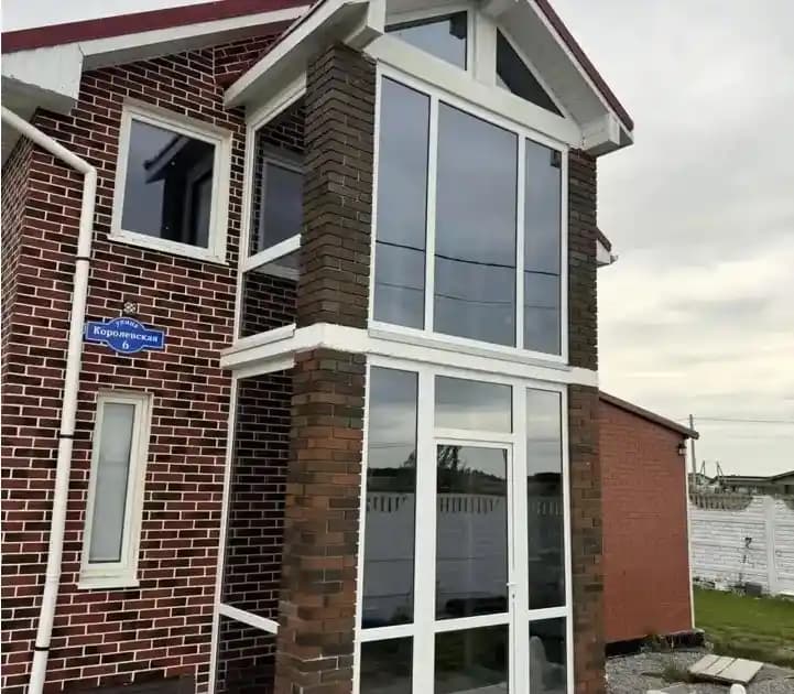 Панорамное остекление двухэтажной веранды во Владимировке